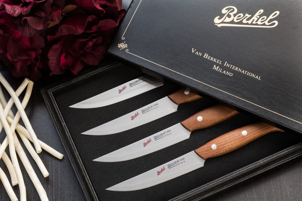 BERKEL Set 5 Chef Knives Adhoc Black - Erresse Shop