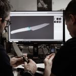 Il ceo di Oreste Frati, Gabriele Frati (a sinistra), insieme con il designer Riccardo Gobbato